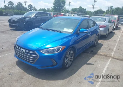 2017 Hyundai Elantra Limited z USA, uszkodzony, nr VIN 5NPD84LF4HH099647